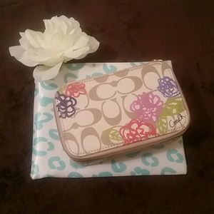 Authentic COACH jewelry travel case
