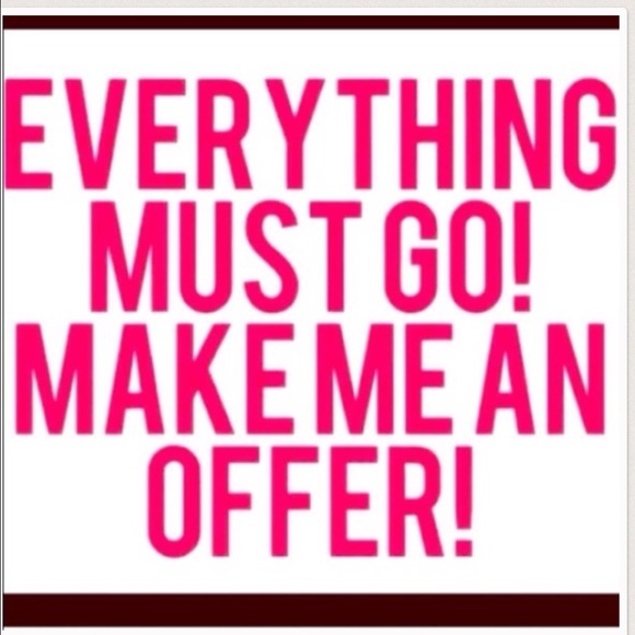 Accepting all reasonable offers!