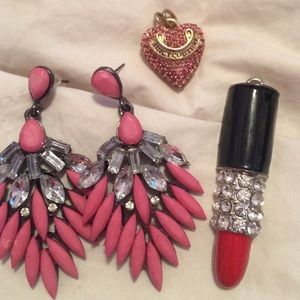 Jewlery and charm bundle earrings sold