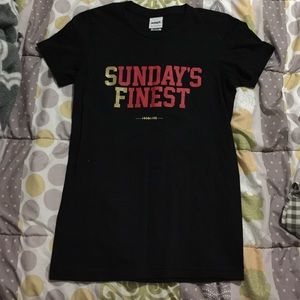 Adapt black tee Sunday's Finest
