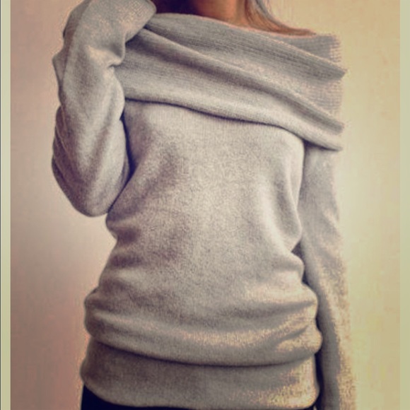 Off the shoulder sweater