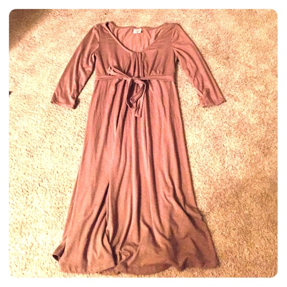 Maternity Brown Dress