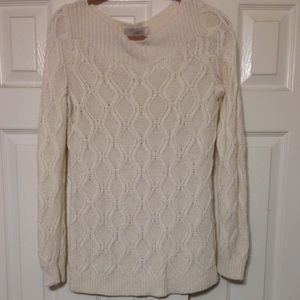 Cream color sweater from the Loft worn once