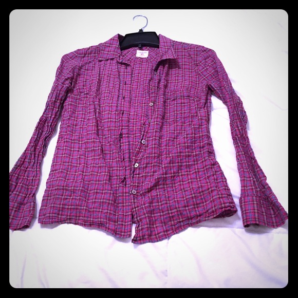 Gap button down flannel shirt