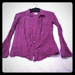 Gap button down flannel shirt