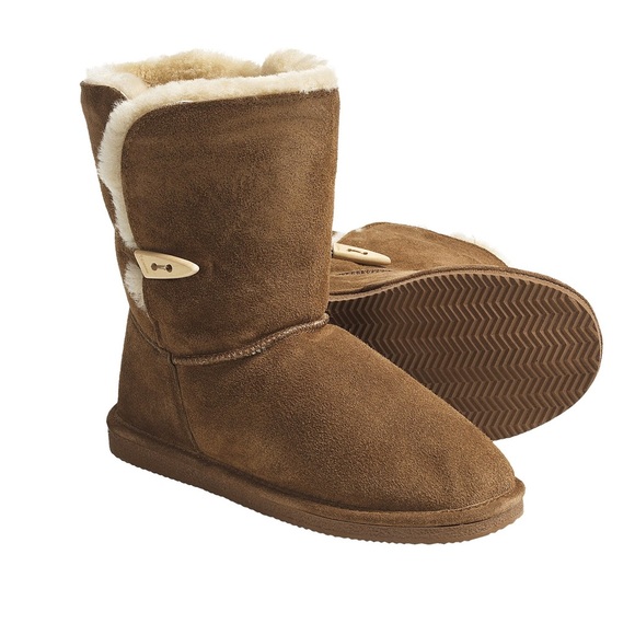 Bearpaw Chestnut Tall Leather Winter Boots
