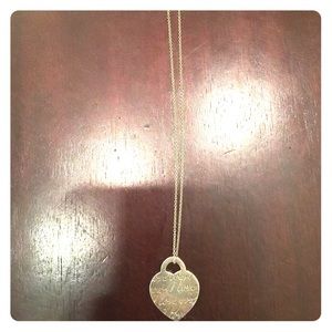 Tiffany & co "I love you" necklace