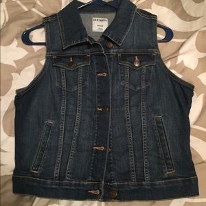 NWOT denim vest