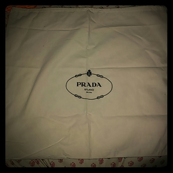 Prada dust bag!