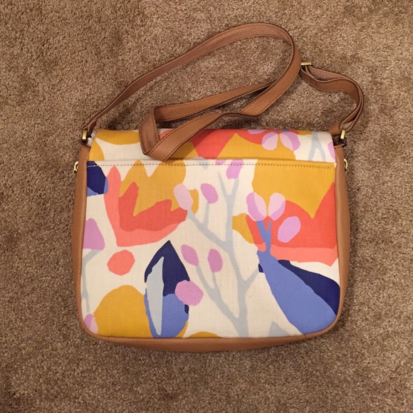 💰Fossil Preston Fabric Large Flap Crossbody - Picture 2 of 4