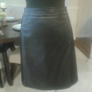 Brand new Size 12 leather skirt by Loft