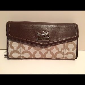 Coach signature wallet