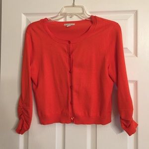 3/4 cinch sleeve cardigan