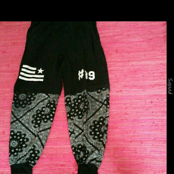 Bandana joggers
