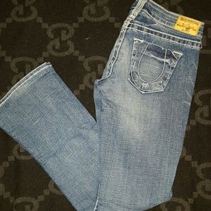 True Religion Gina Big T, boot cut jeans, sz 27