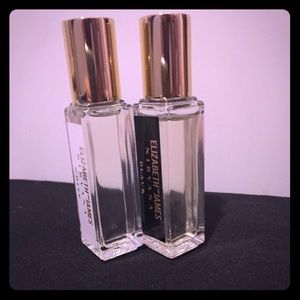 Elizabeth James Nirvana perfume black and white