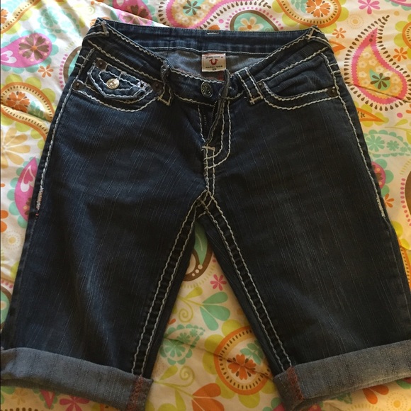 True religion capris ( worn once)