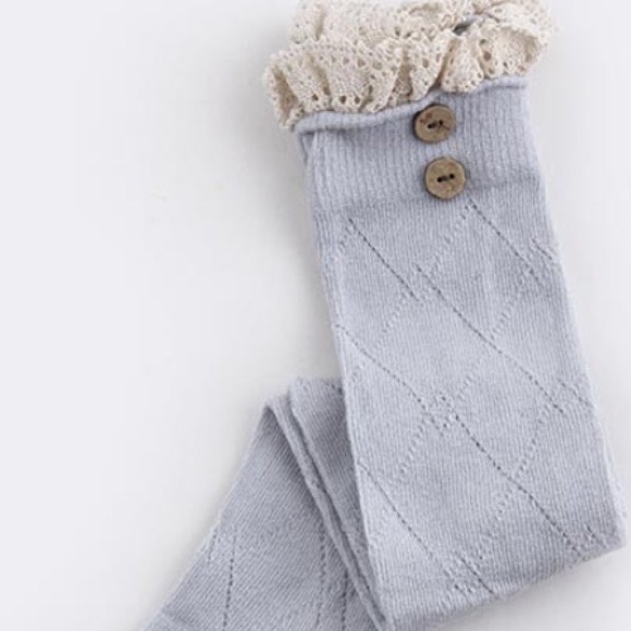 LAST ONE‼️ Gray Boot Socks - Picture 3 of 4
