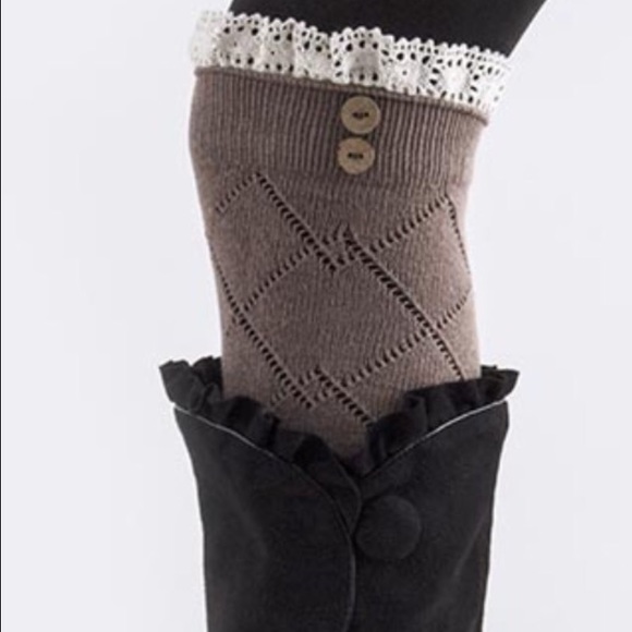 LAST ONE‼️ Gray Boot Socks - Picture 4 of 4