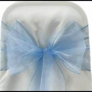 220 count chair bow ties (blue)