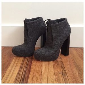 Alexander Wang wool bootie sz 36.5