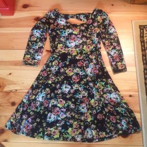 Floral Xhilaration skater dress