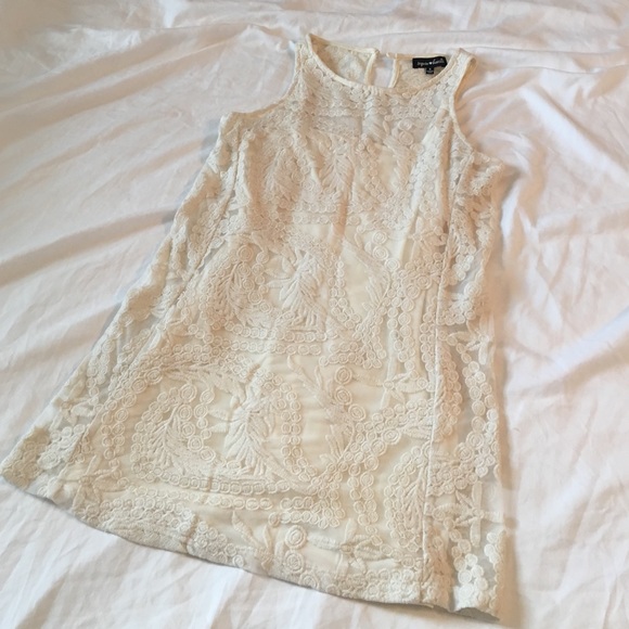 Ivory color lace dress