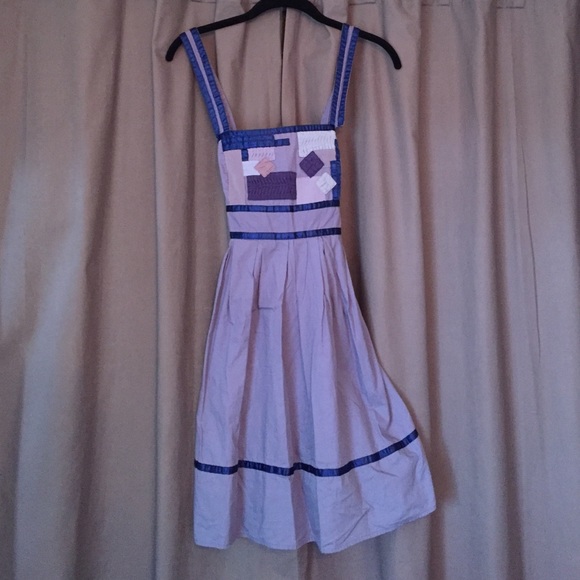 Apron styled, summer dress.