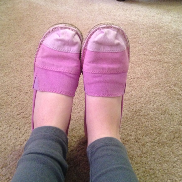 Pink purple ombré shoes - Picture 2 of 4