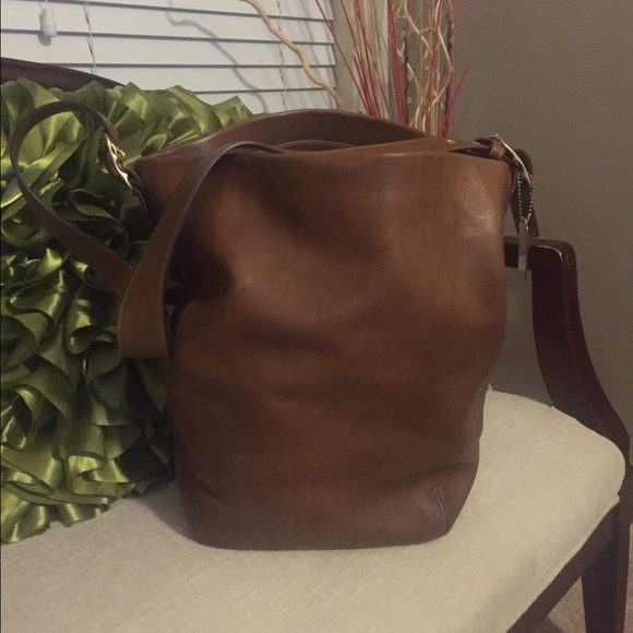 Coach Leather Duffle XL Hobo Bag