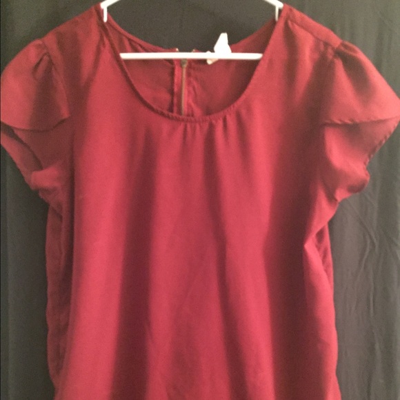 MAROON blouse
