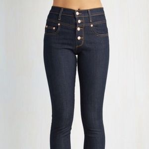 Judy Blue High Waist Button Fly Skinny Jeans