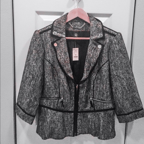 White House Black Market Jackets & Blazers - Tweed peplum jacket
