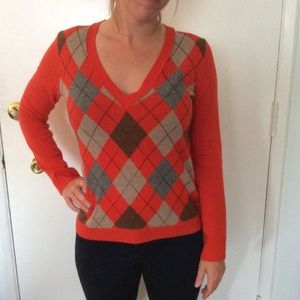 Jcrew Argyle Sweater