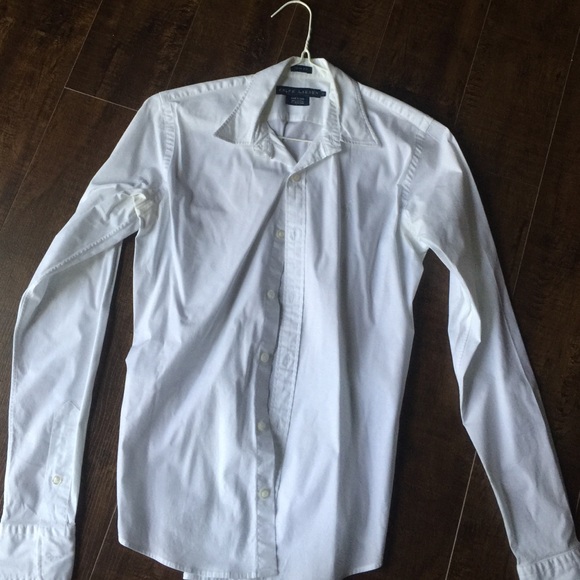 White polo l/s shirt