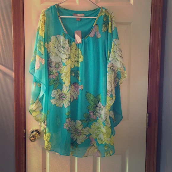 Chiffon shirt length dress!