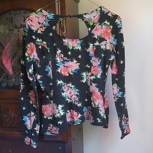 Charlotte Russe Peplum Top