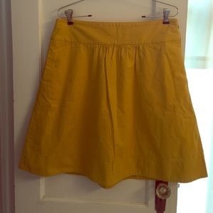 Yellow J. Crew skirt!