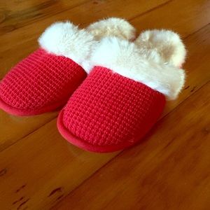 Victoria secret red house shoes