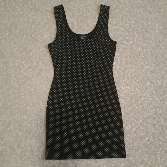 Gorgeous black dress with gold studs
