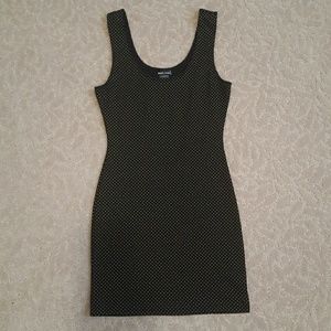 Gorgeous black dress with gold studs