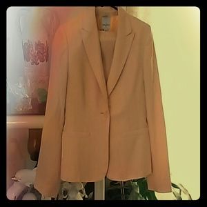 Light orange Anne Klein two piece suit
