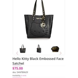 Hello Kitty Embossed Tote