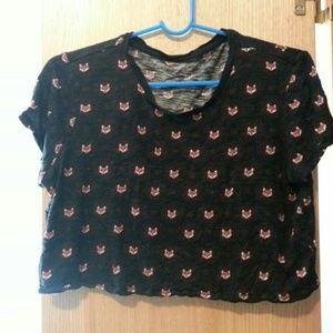 Fox Boxy Crop Top