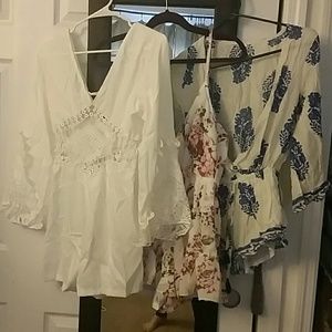 LOT OF 3 ROMPERS NEVER WORN..