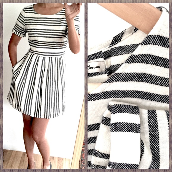BROADWAY AND BROOME stripe dress