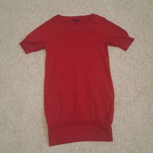 Red express sweater dress