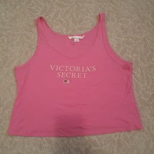 Pink Victoria's Secret tank top crop top
