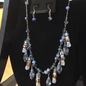 Necklace and matching earrings