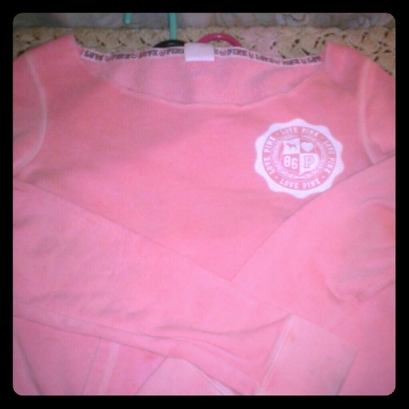 Pink sweat shirt